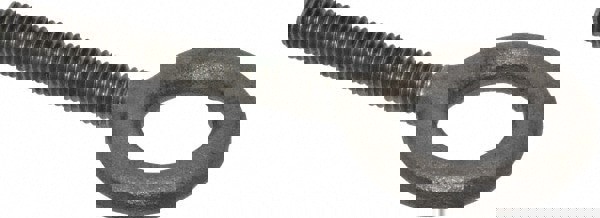 Lifting Eye Bolt: Without Shoulder, 1,400 lb Capacity, 3/8-16 Thread, Grade C-1035 Steel